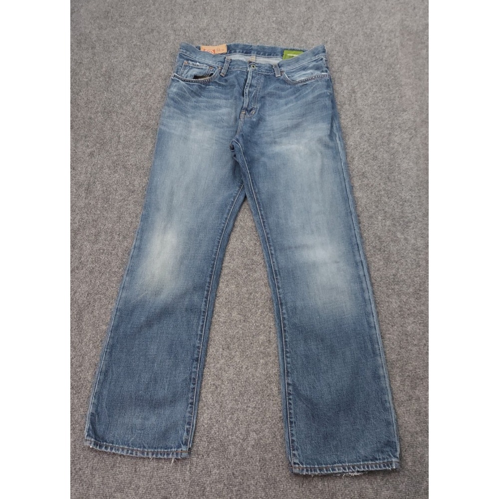 Gap 1969 Jeans Mens 33x30 Blue Denim Standard Fit Cotton‎ Button Fly